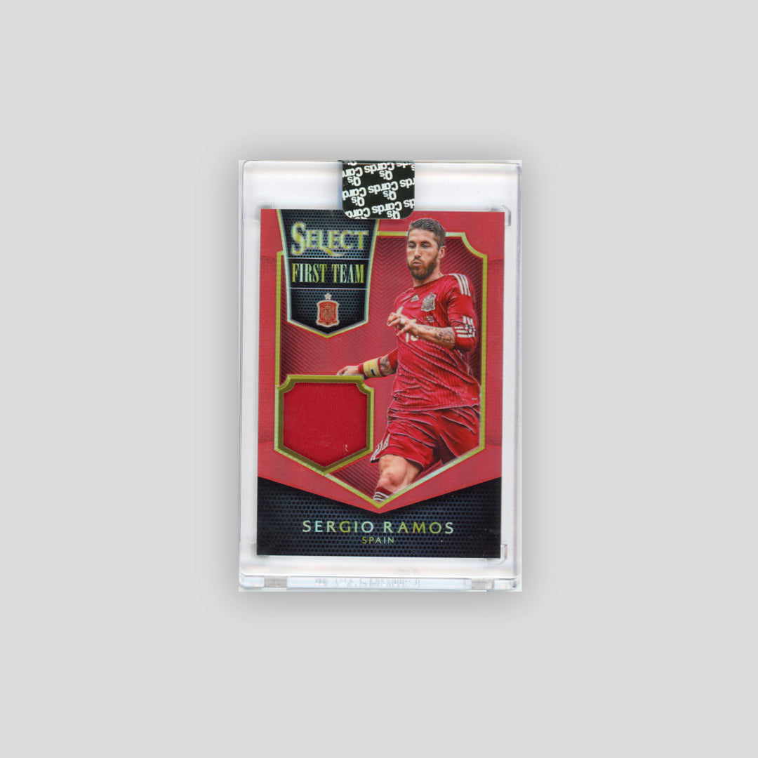 2015-16 Panini Select Sergio Ramos First Team Swatches Red Prizm #/49 #FT-SR - Select