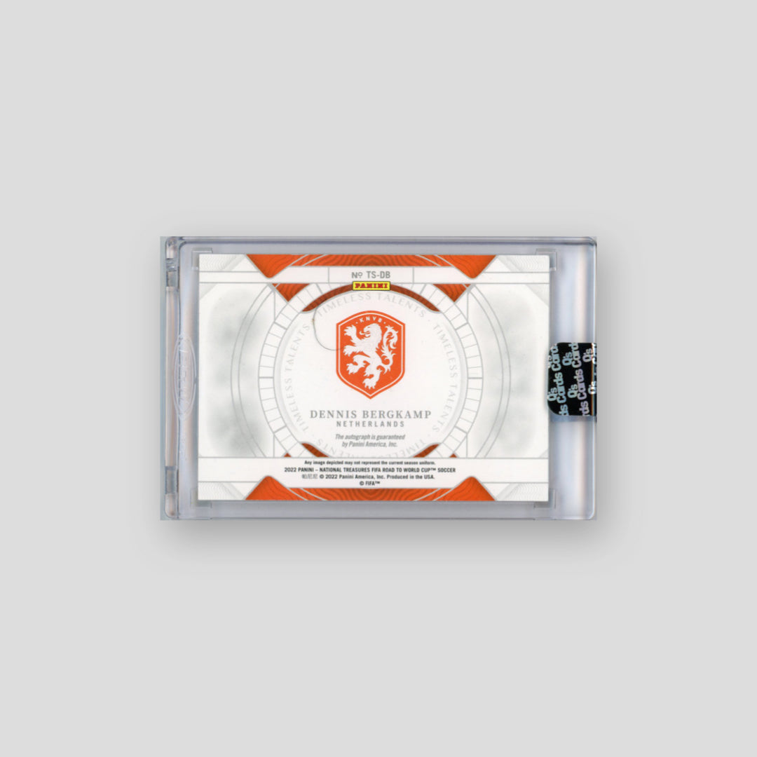 2022 Panini National Treasures Dennis Bergkamp Auto /99 #