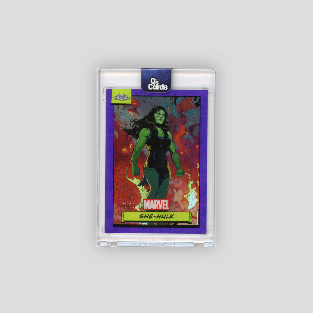 2024 Topps Chrome Marvel She-hulk Purple /75 #11 - Topps
