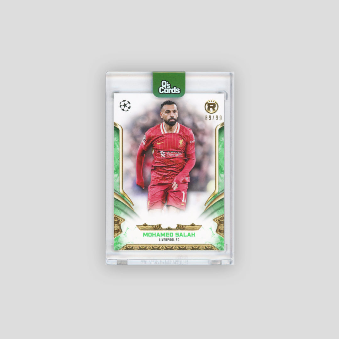 2024-25 Topps Reverence UEFA Club Competitions Mohamed Salah Green #/99 #21 - Topps