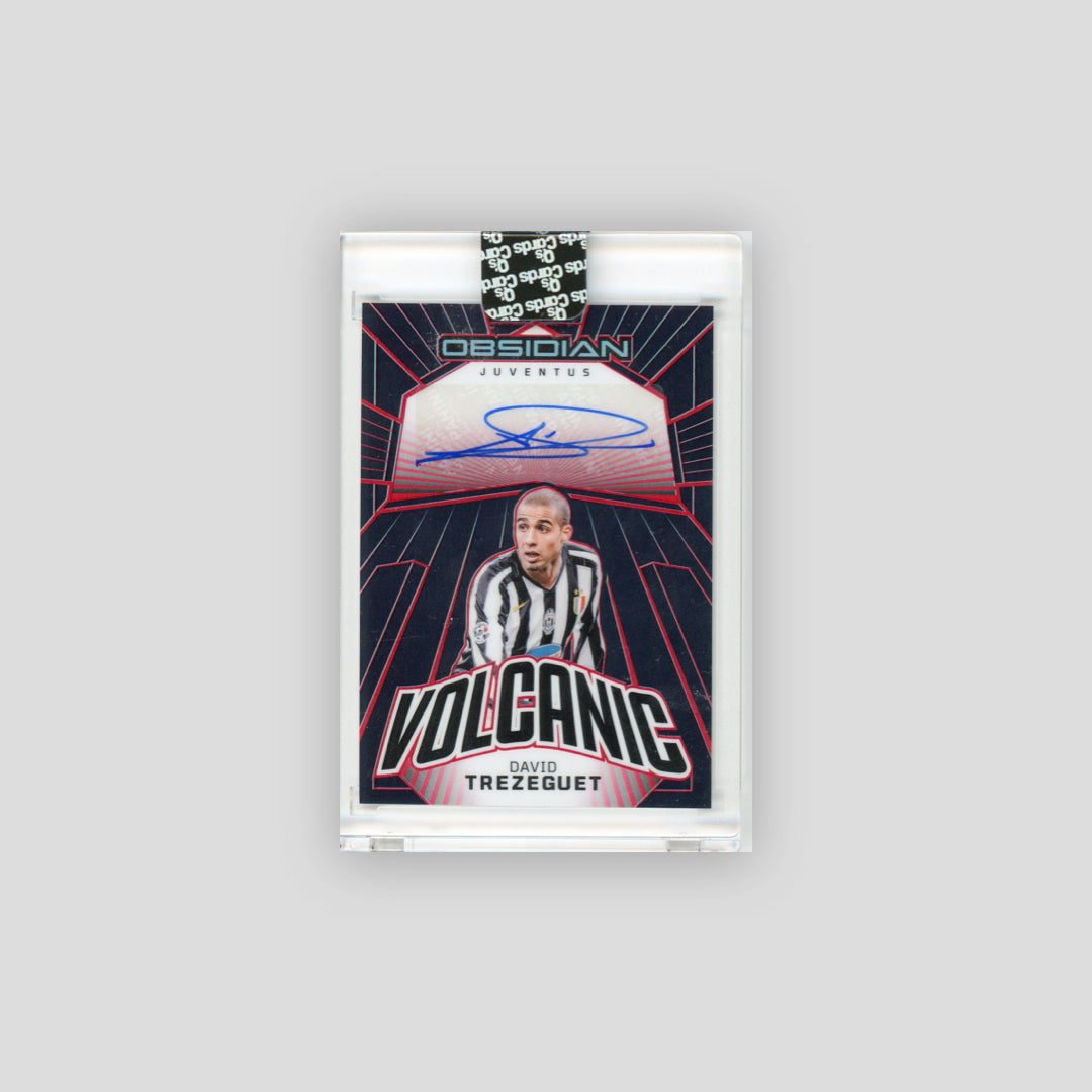 2023-24 Panini Obsidian David Trezeguet Volcanic Signatures Red #VS-DT - Panini