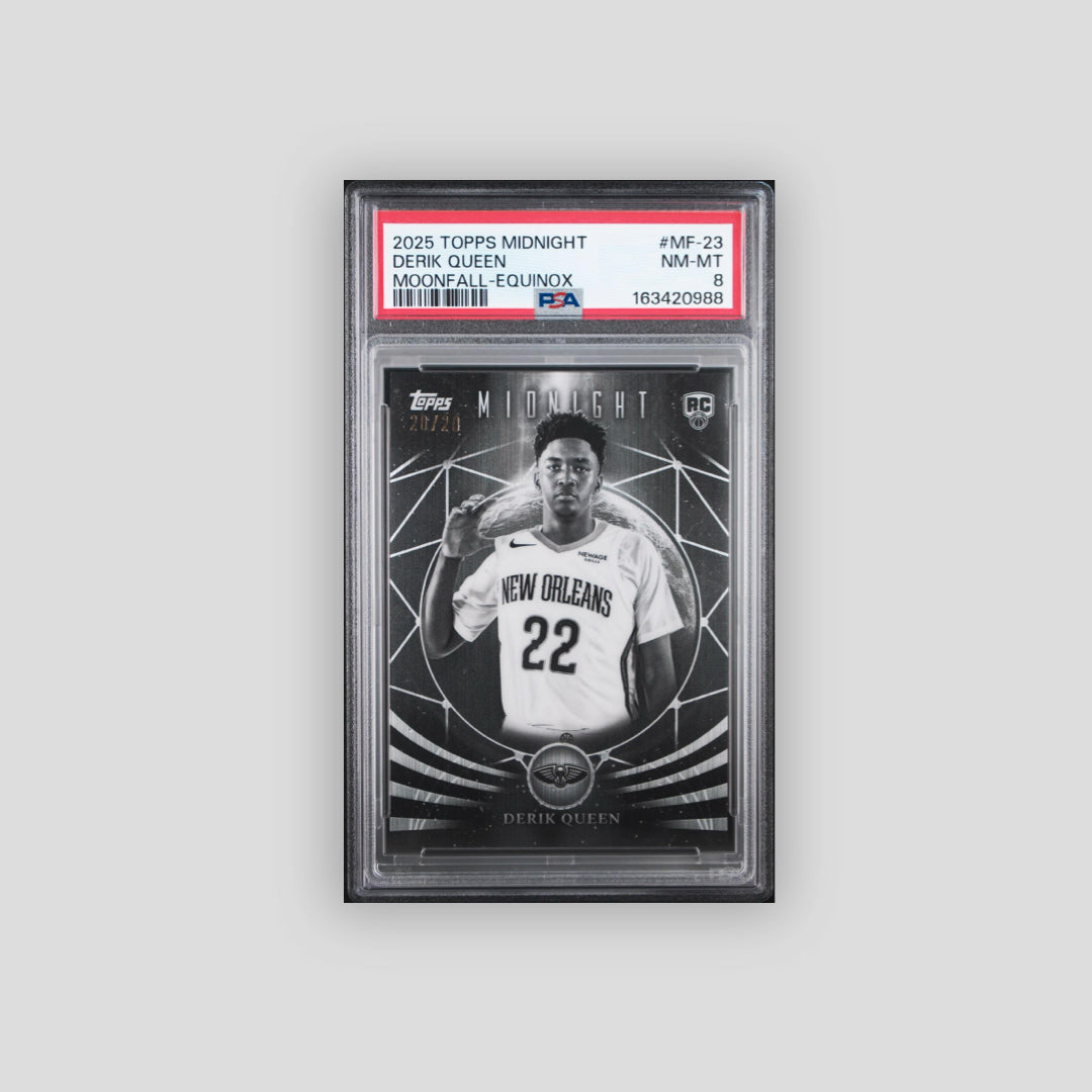 2025 Topps Midnight Moonfall Derik Queen Moonfall-Equinox /20 #MF-23 PSA 8 - Topps