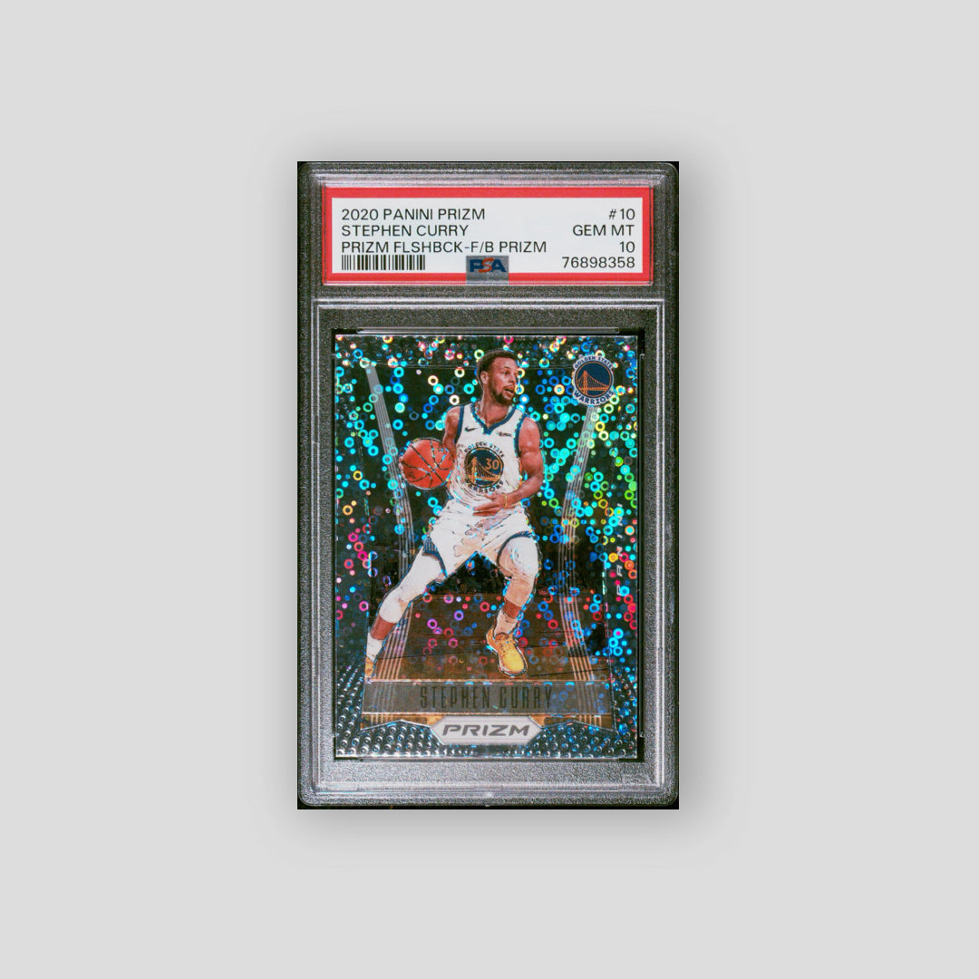 2020 Panini Prizm Prizm Flashback Stephen Curry Prizm #10 PSA 10 - Topps