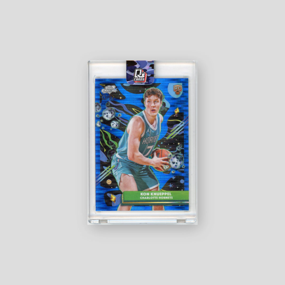 2025-26 Topps Cosmic Chrome Kon Knueppel Blue Moon /99 #187