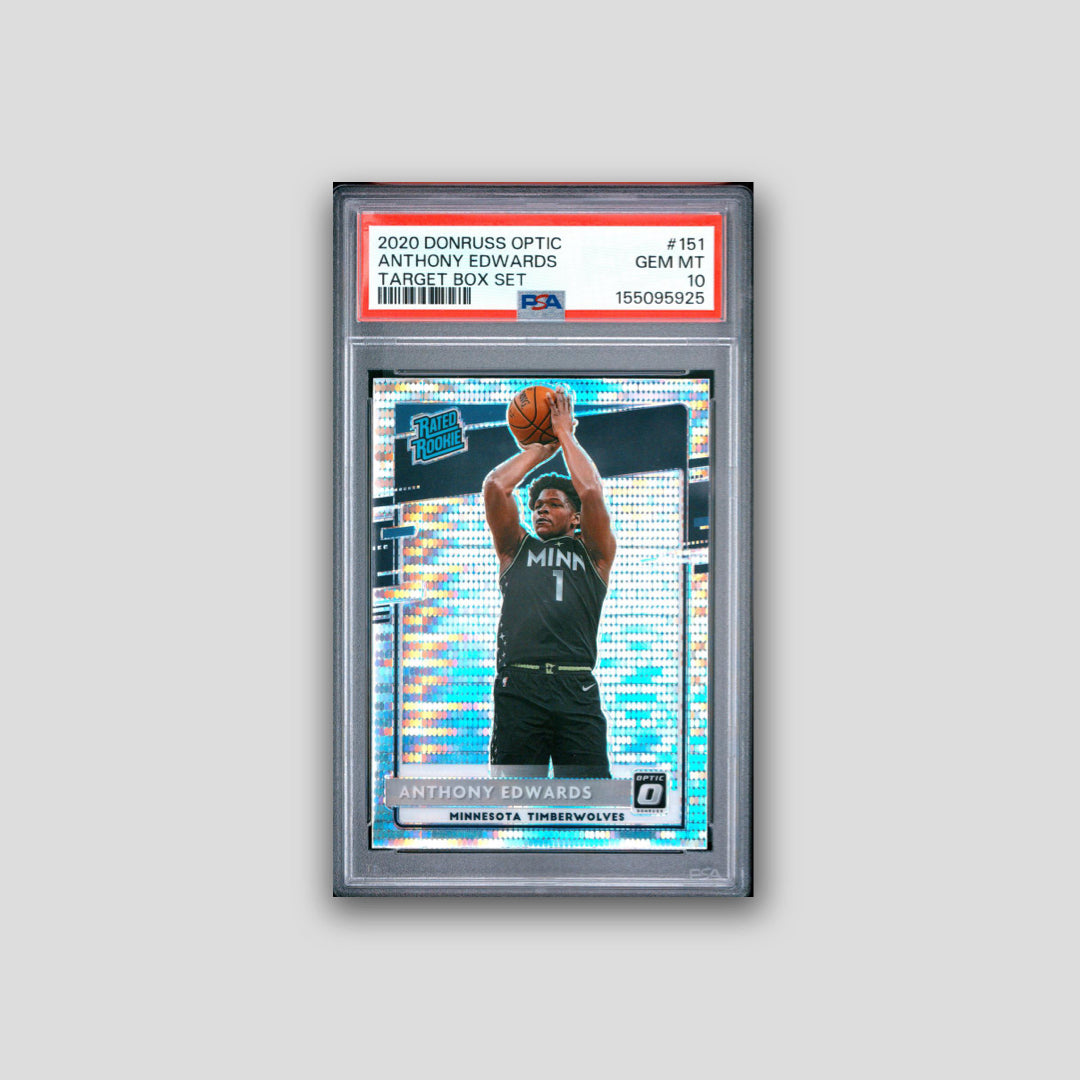 2020 Panini Donruss Optic Anthony Edwards Target Box Set #151 PSA 10 - CDP