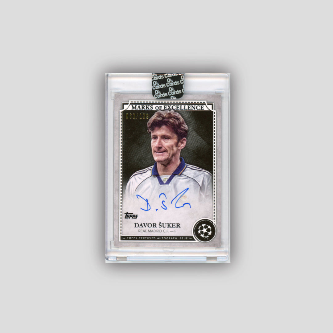 2024-25 Topps UCC Davor Suker Marks of Excellence Autographs /199 #EX-DS1 - Topps