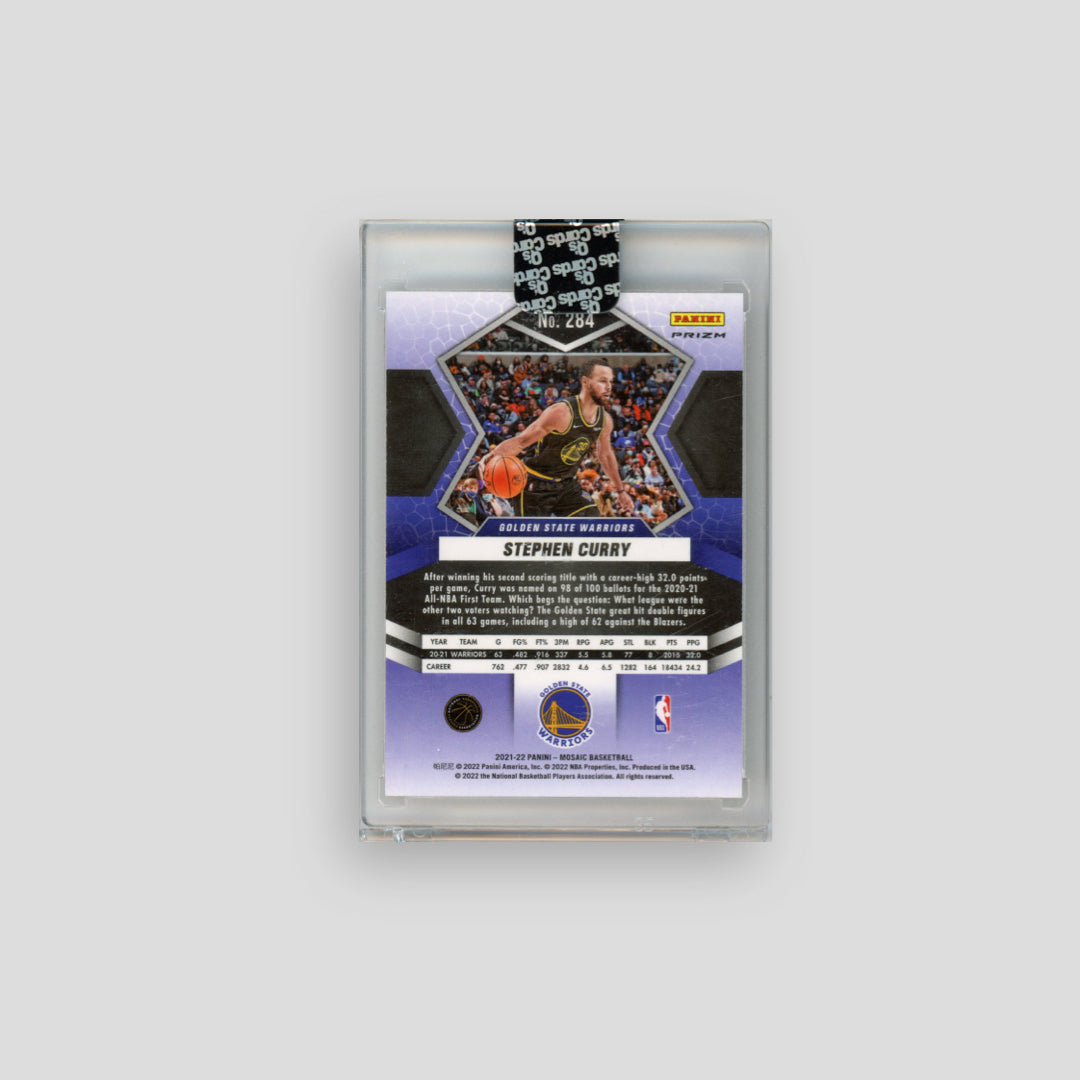 2021-22 Panini Mosaic Stephen Curry NBA 75th Anniversary #284