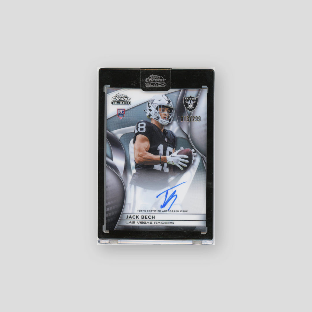 2025 Topps Chrome Black Jack Bech Rookie Autographs /299 #RAU-JBE