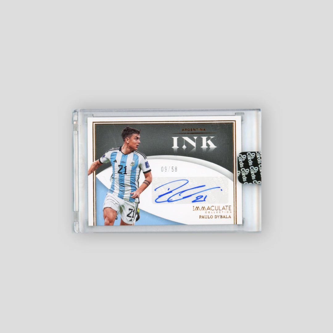 2022-23 Panini Immaculate Collection Paulo Dybala Immaculate Ink AU #IK-PD