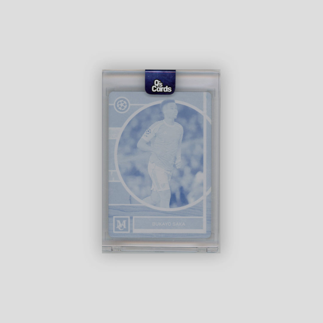 2025-26 Topps Museum UCC Bukayo Saka Printing Plate 1/1 #7 - Topps