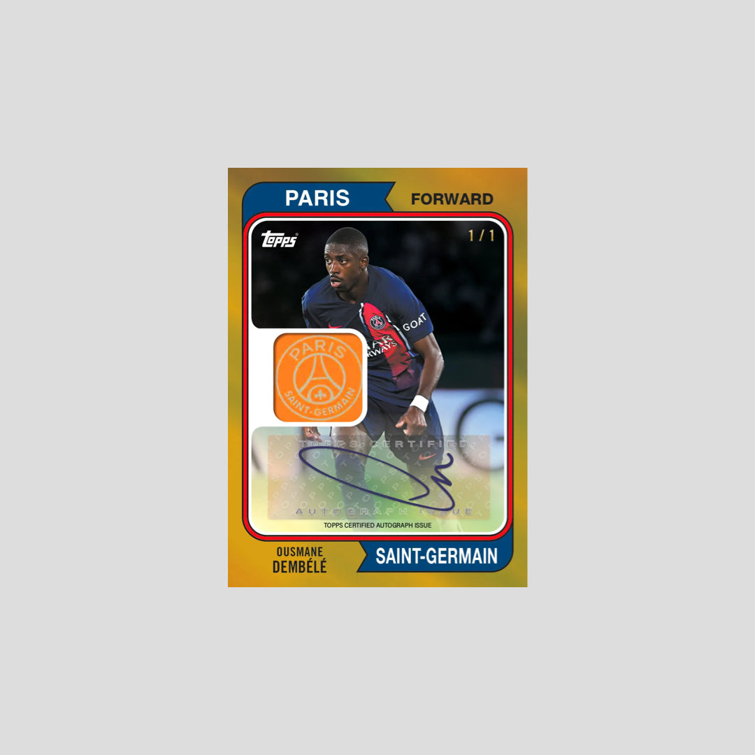 2023-24 Topps Soccer Paris Saint Germain Team Set Box
