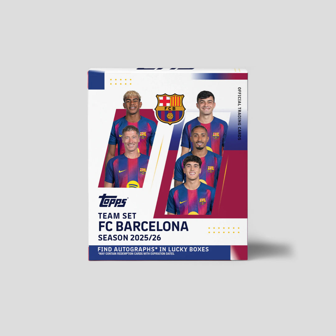 2025-26 Topps Soccer FC Barcelona Team Set