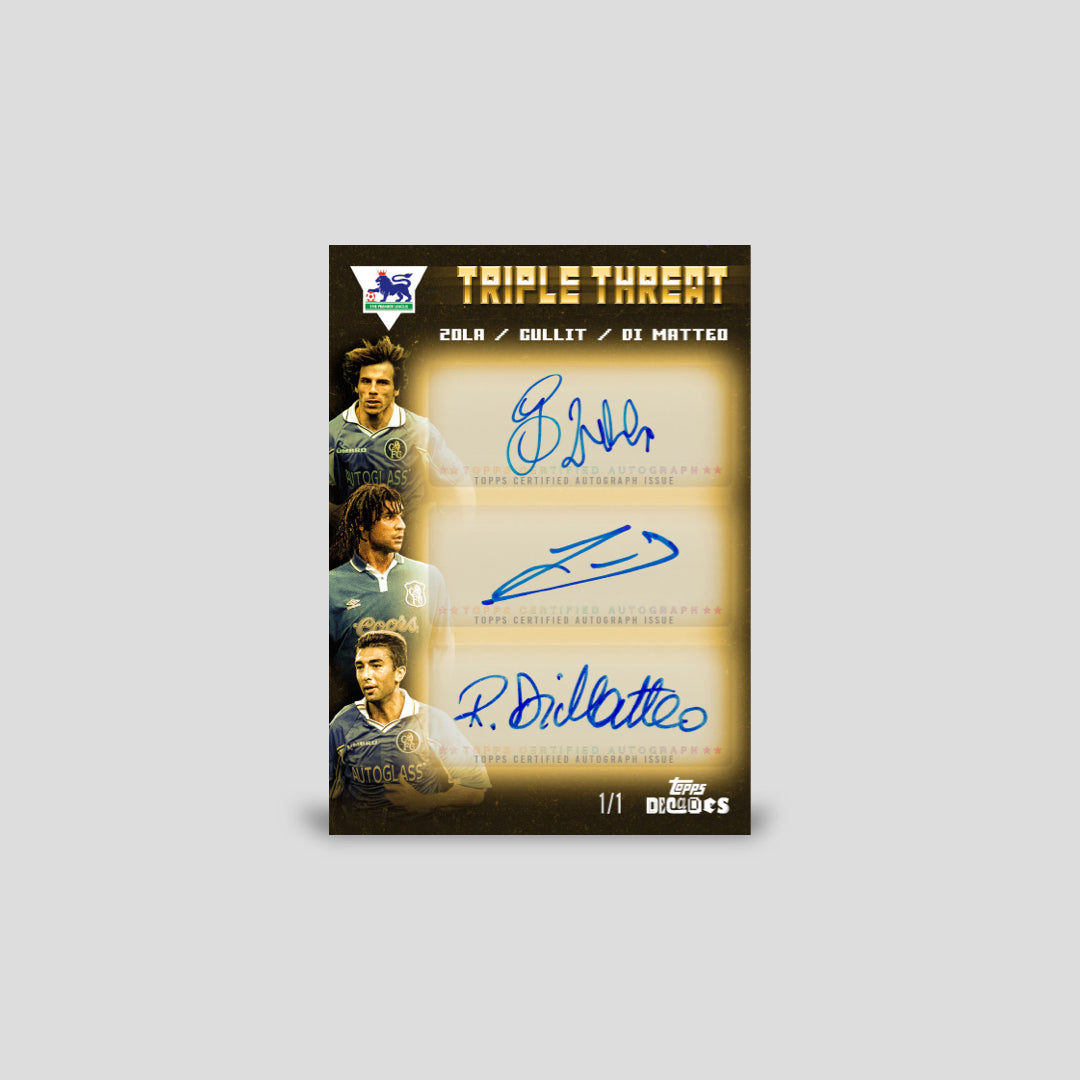 2025 Topps Decades Premier League Soccer 90’s Edition Hobby box - Showcase