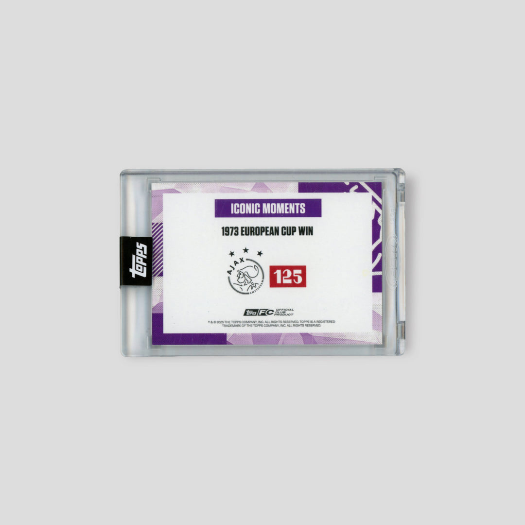 2025 Topps Ajax 125 Iconic Moments 1973 European Cup Win /25 - Q's Cards