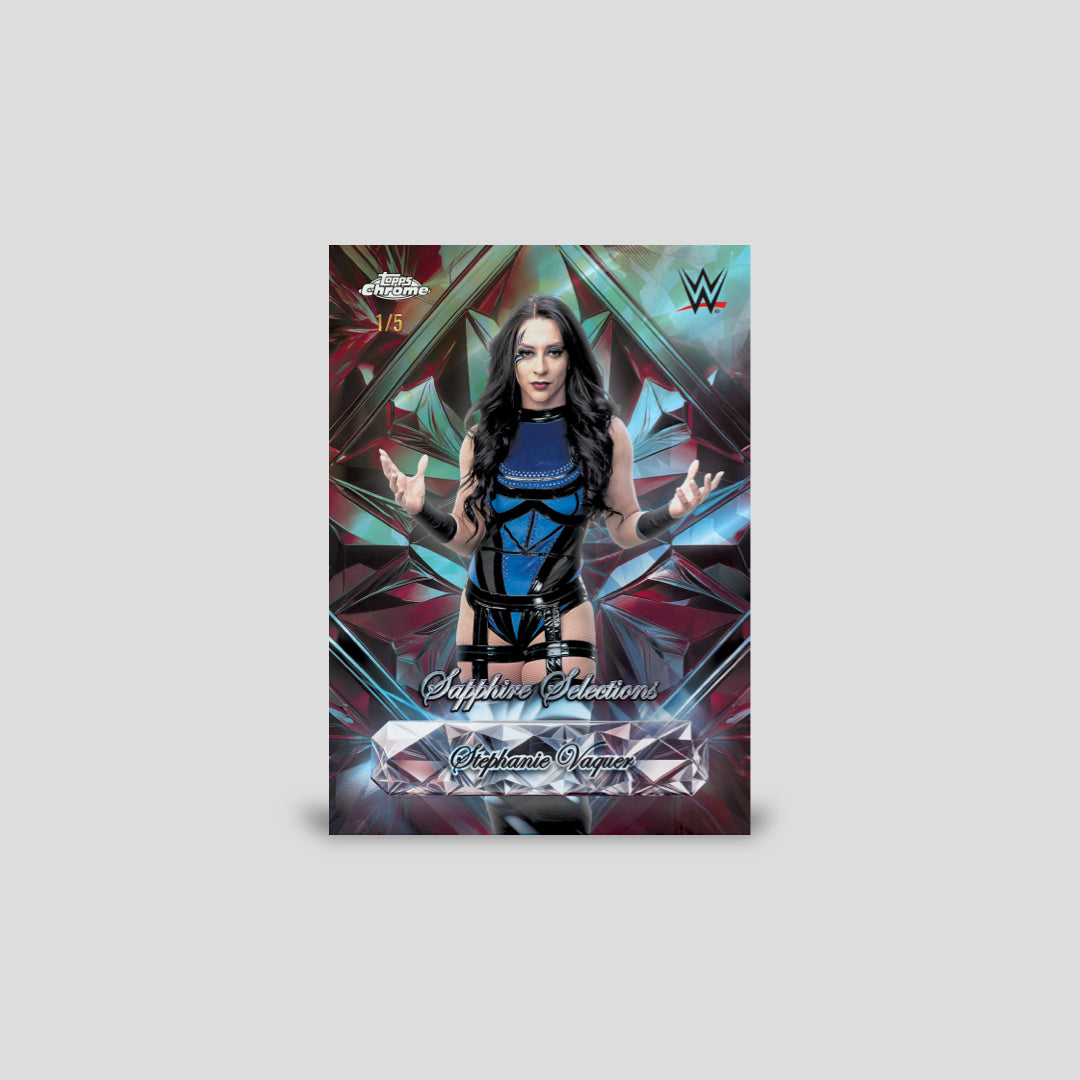 2026 Topps Chrome WWE Sapphire Hobby Box - Q's Cards