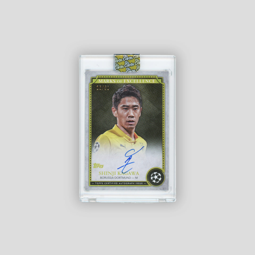 2023-24 Topps Marks Of Excellence Shinji Kagawa Gold 26/50 #EX-SK1