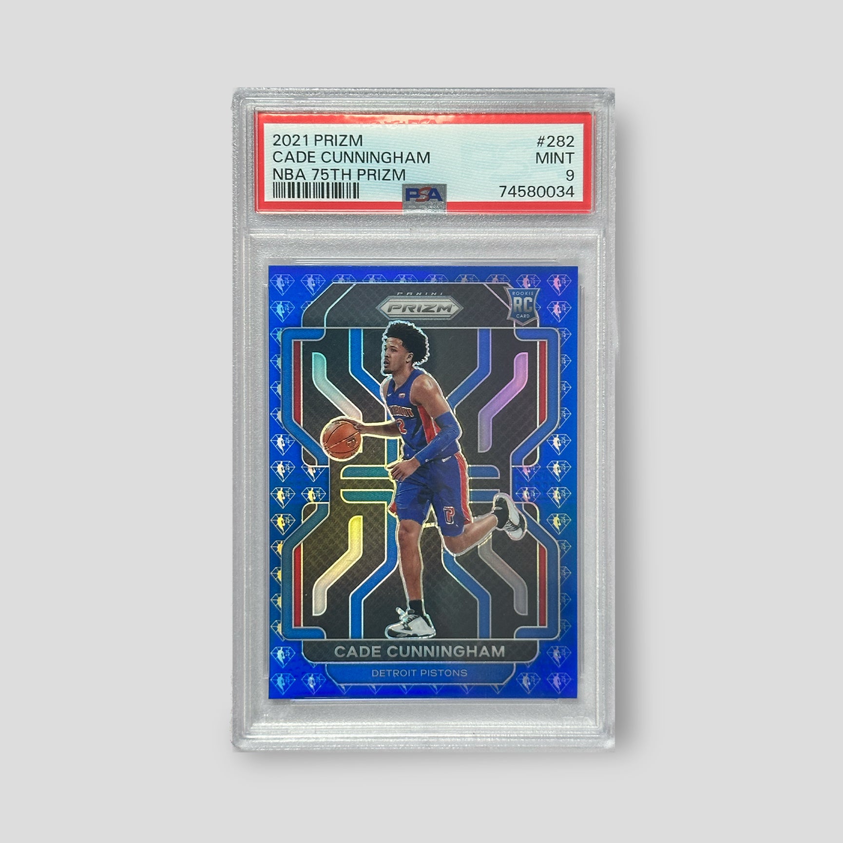 2021 Panini NBA 75th Prizm Cade Cunningham PSA 9