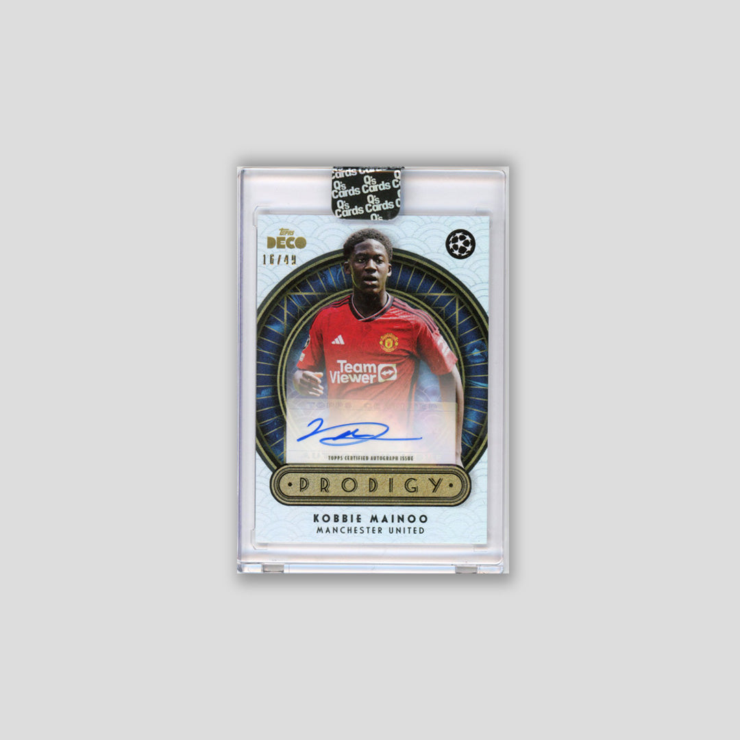 2023-24 Topps Deco UCC Prodigy Kobbie Mainoo Auto /49 #