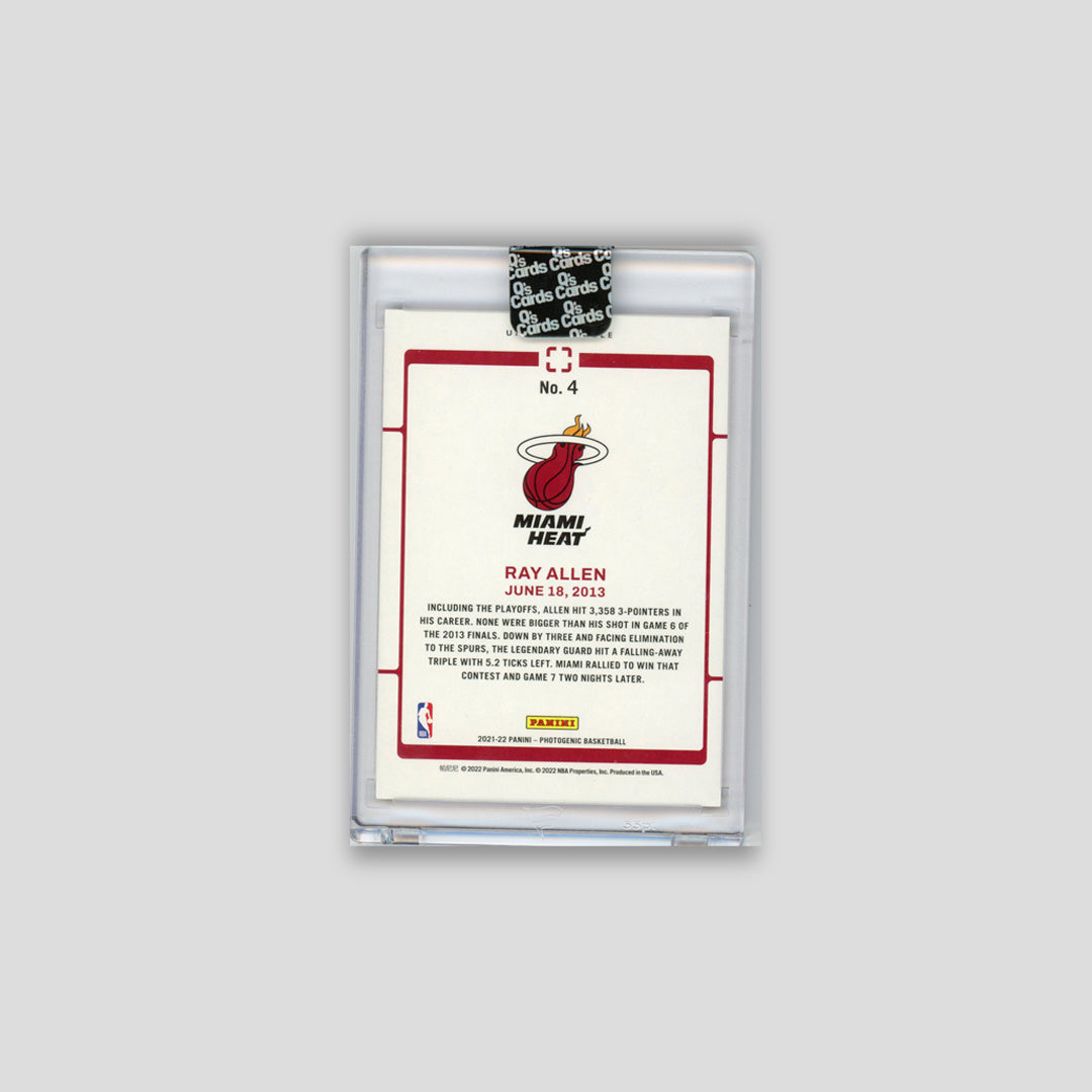 2021-22 Panini Photogenic Ray Allen Unforgettable #4 - Panini