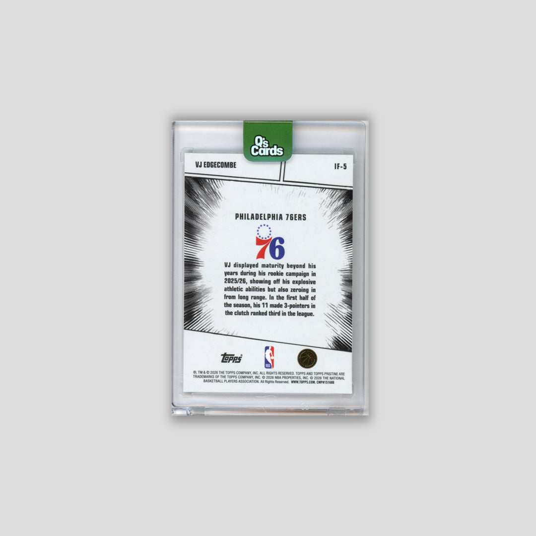 2026 Topps Pristine NBA VJ Edgecombe Green Impact Frame /99 #IF-5 - Topps