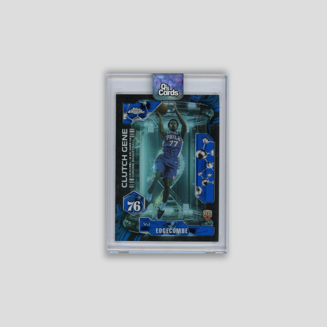 2025-26 Topps Chrome Update VJ Edgecombe Clutch Game Blue /150 #CG-13 - Topps