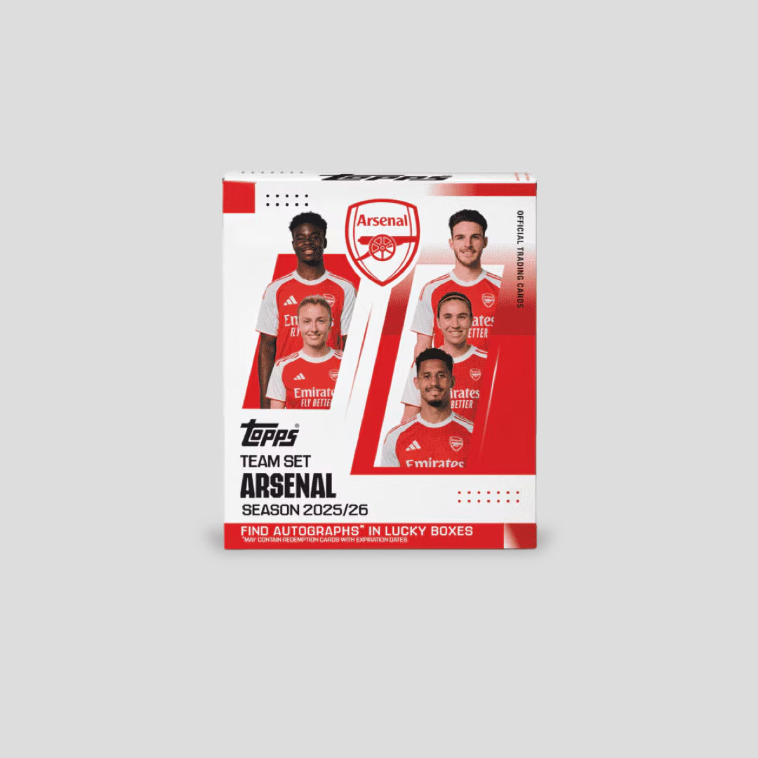 2025-26 Topps Soccer Arsenal Team Set Box - Q's Cards