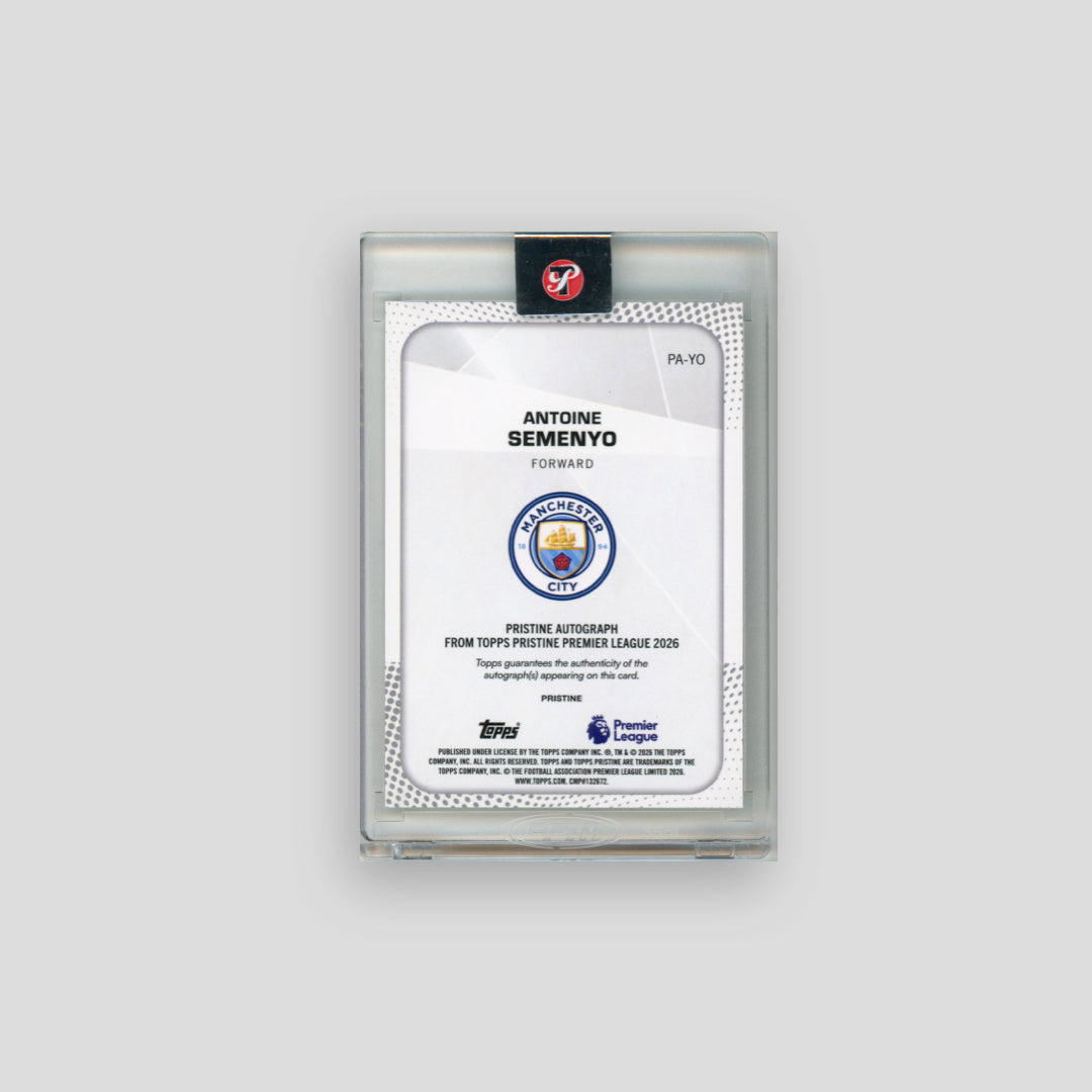 2026 Topps Pristine Premier League Antoine Semenyo Green Auto /150 #PA-YO