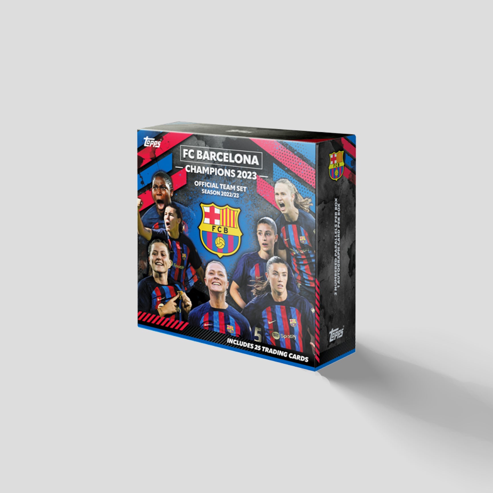 TOPPS CHROME TEAMSET FC BARCELONA-