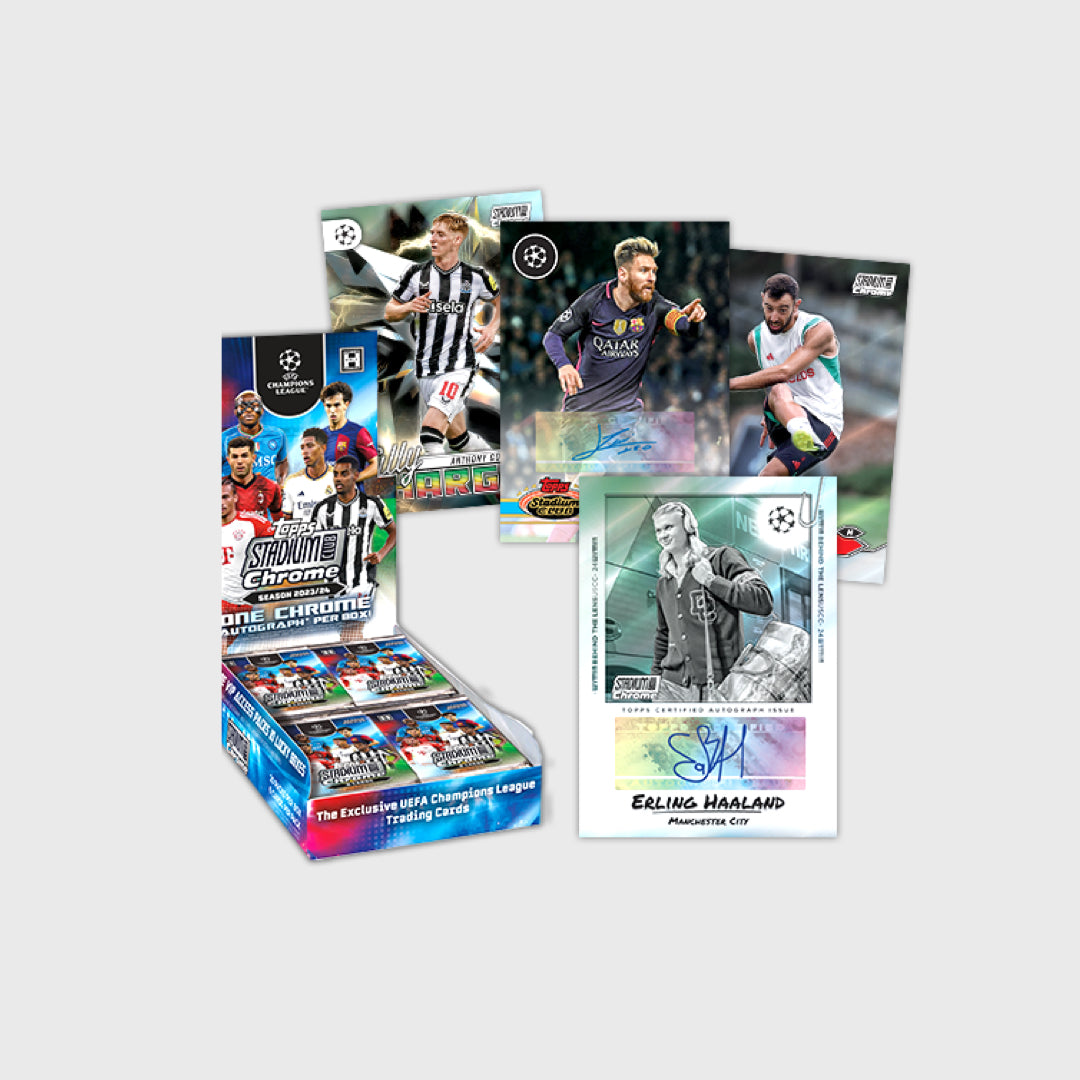 2023-24 Topps Stadium Club Chrome UCL Soccer Hobby Box