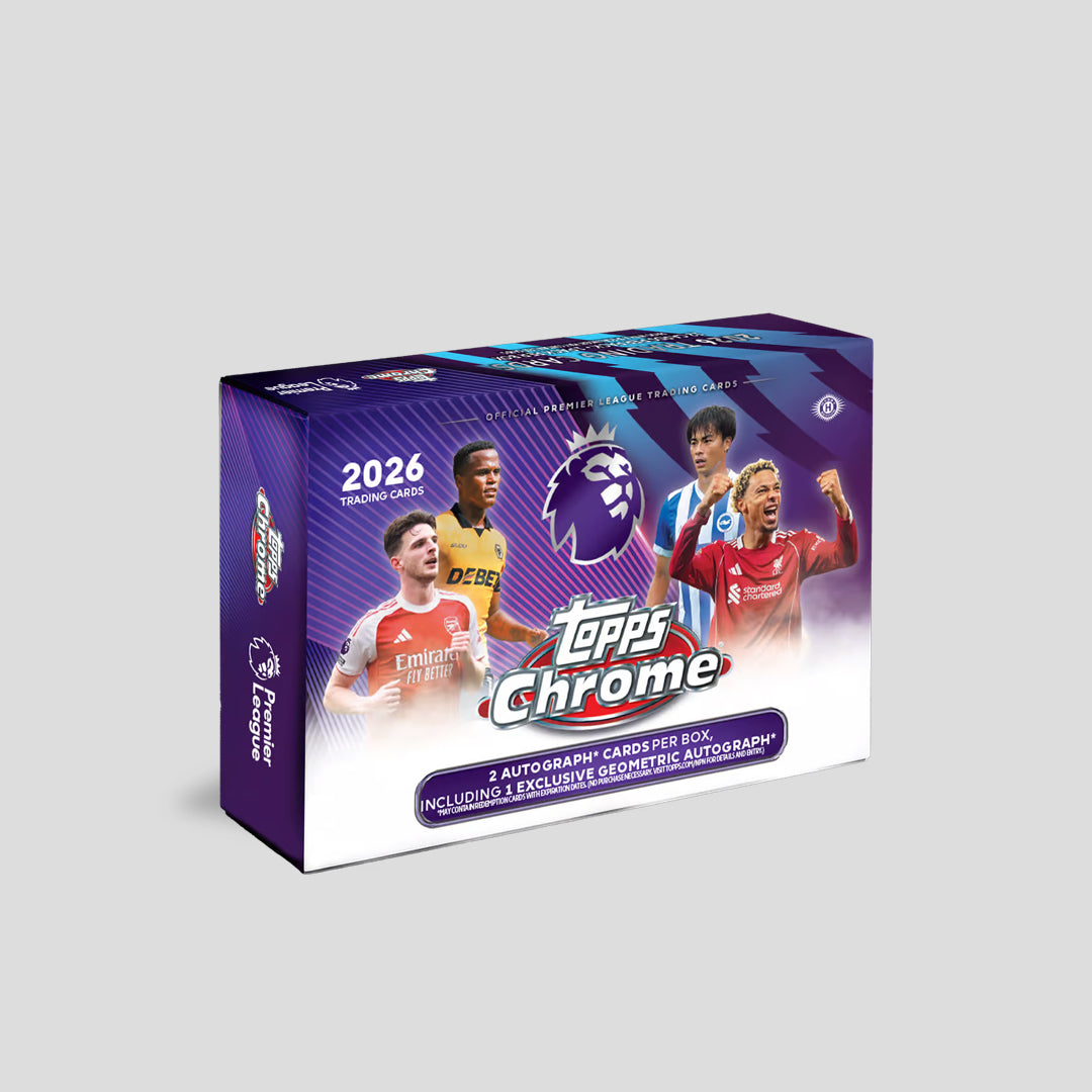 2026 Topps Chrome Premier League Soccer Breakers Delight Box