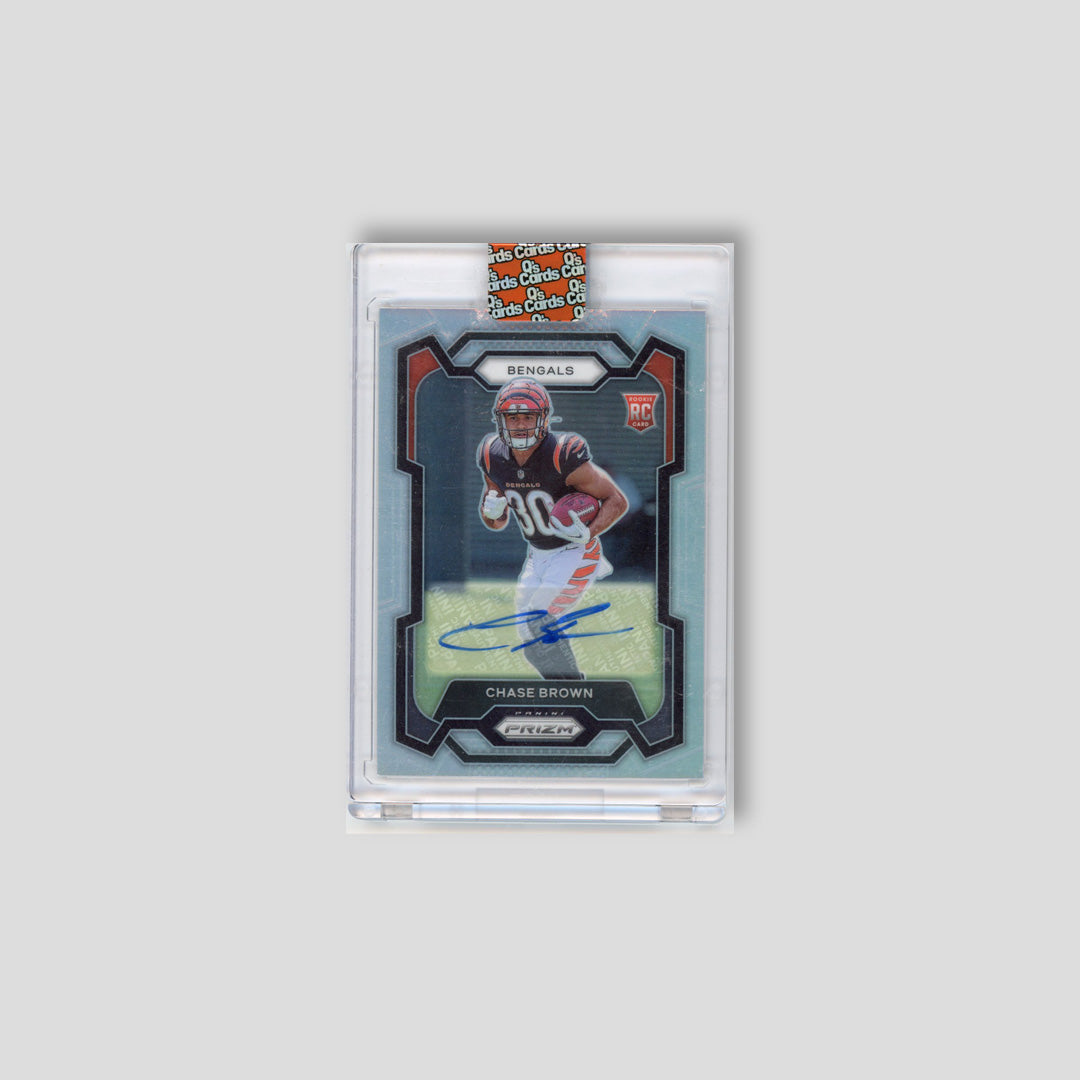 2023 Panini Prizm Chase Brown Autographs Prizm Silver AU #318 - Prizm