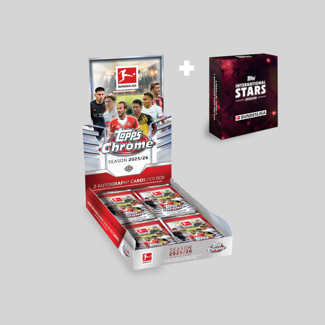 2025-26 Topps Soccer Bundesliga Bundle (Chrome Hobby + International Stars) - Q's Cards