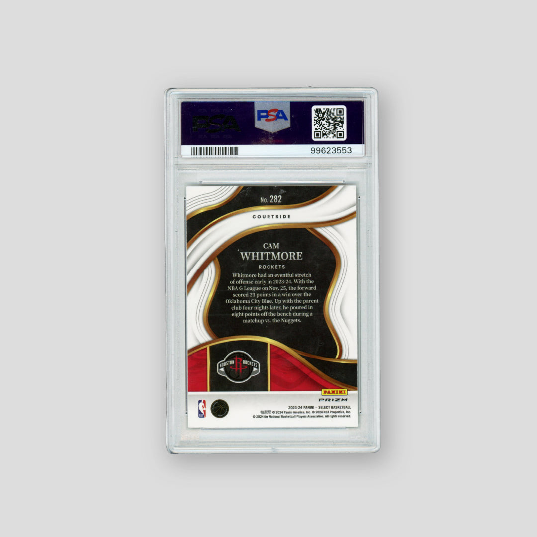 2023 Panini Select Basketball Cam Whitmore RC Tiger Prizm (PSA 10) - Q's Cards