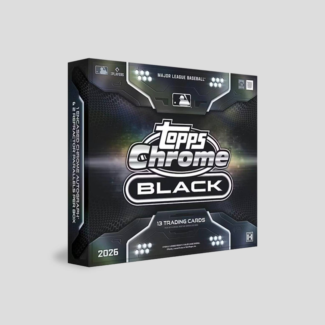 2026 Topps Chrome Black Baseball Hobby Box - Q's Cards