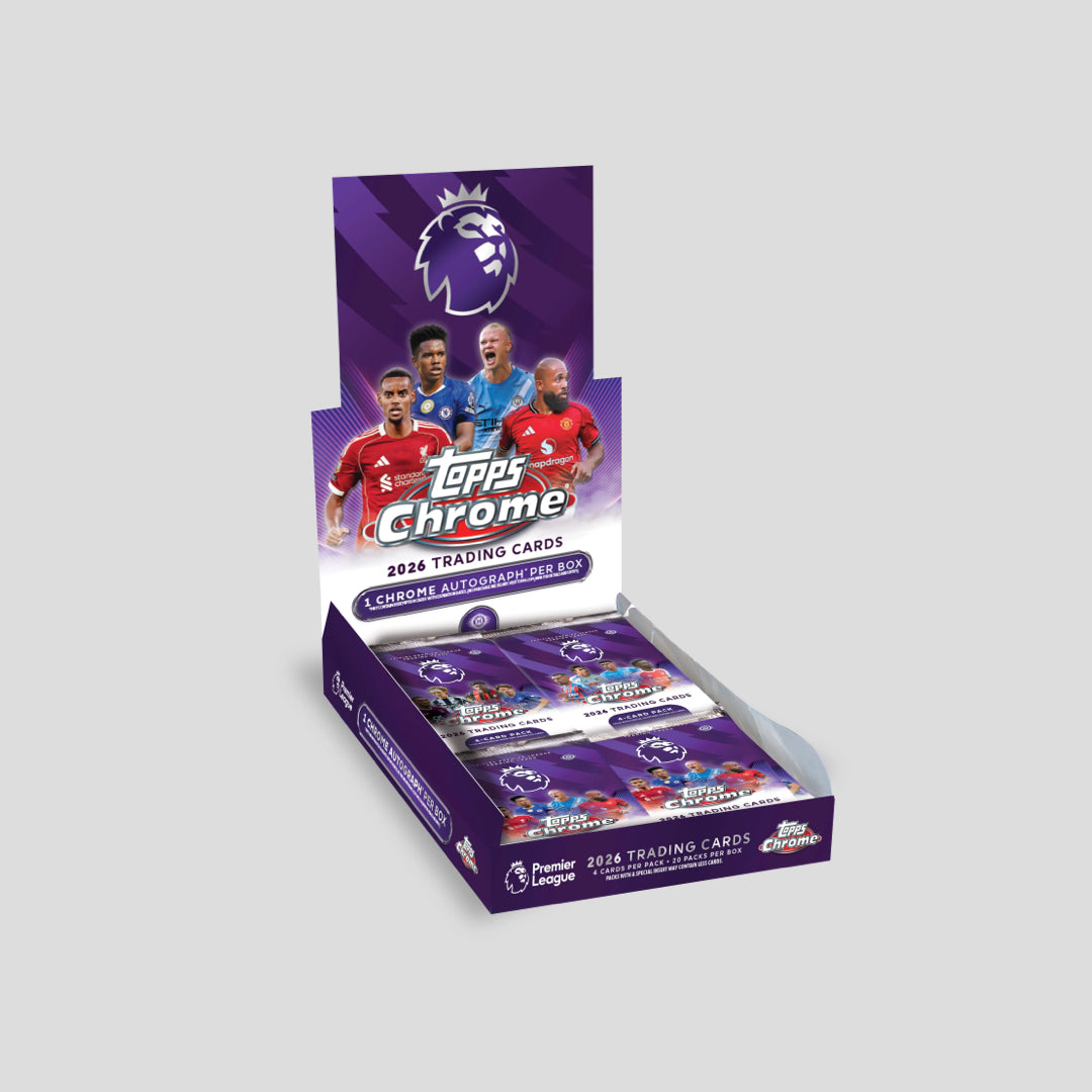 2026 Topps Chrome Premier League Soccer Hobby Box