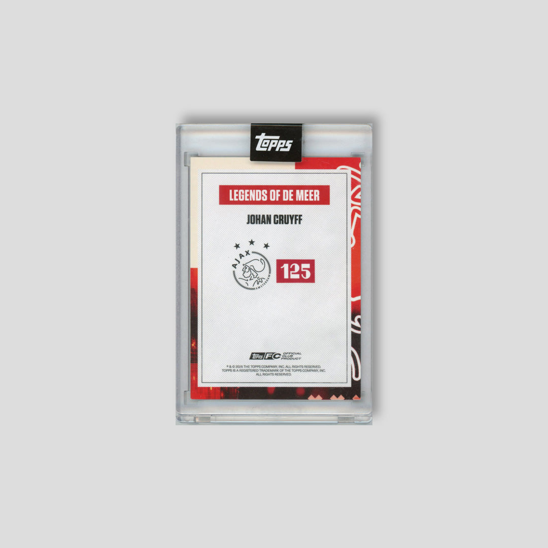 2025 Topps Ajax 125th Johan Cruyff Red /10 - Q's Cards
