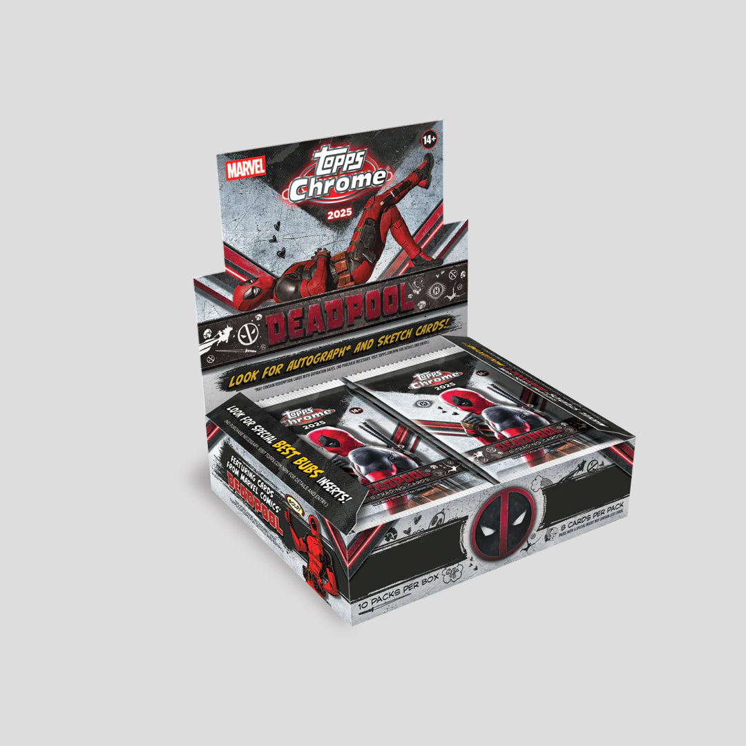 2025 Topps Chrome Deadpool Hobby Box - Q's Cards