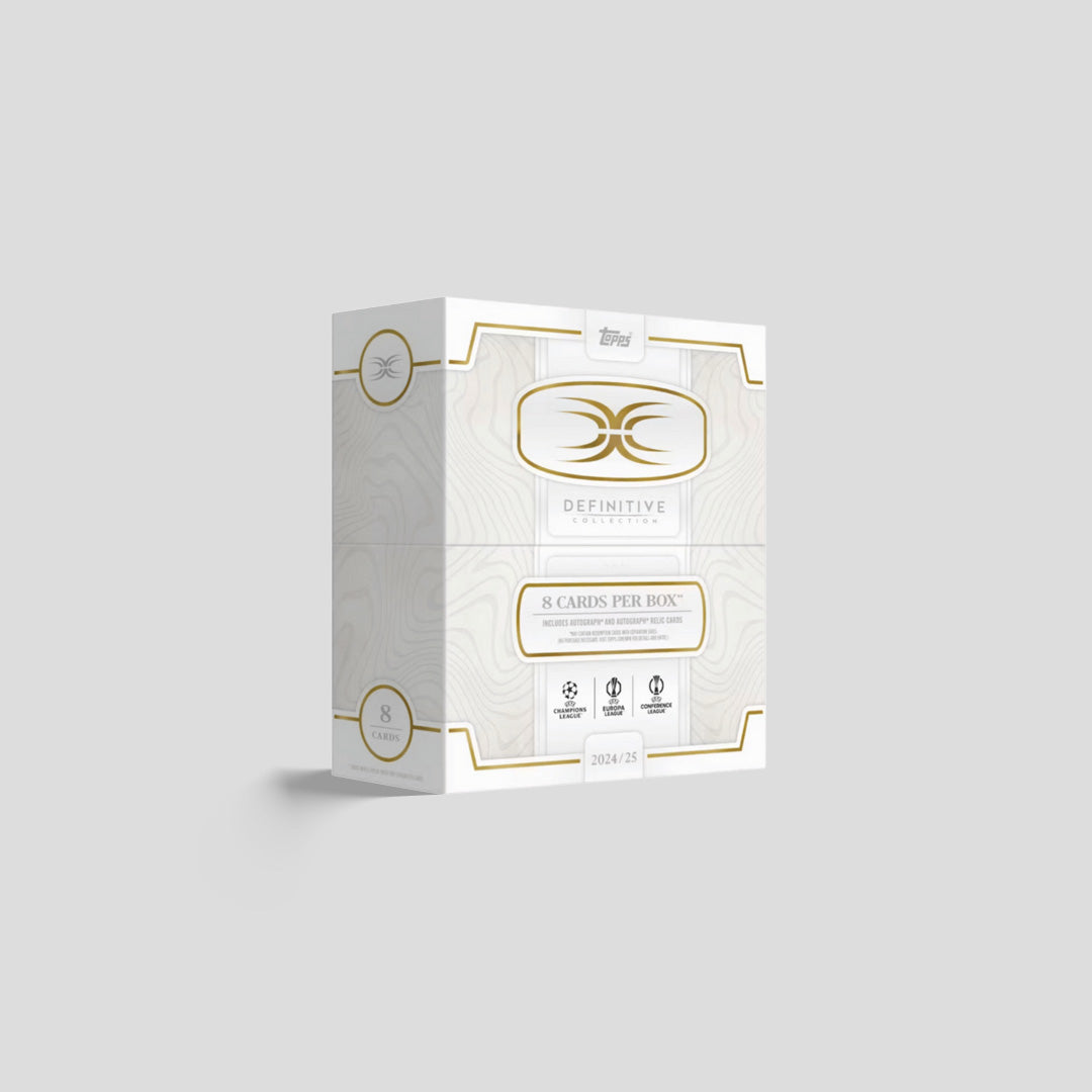 2024-25 Topps Definitive UEFA Club Competitions Soccer Hobby Box