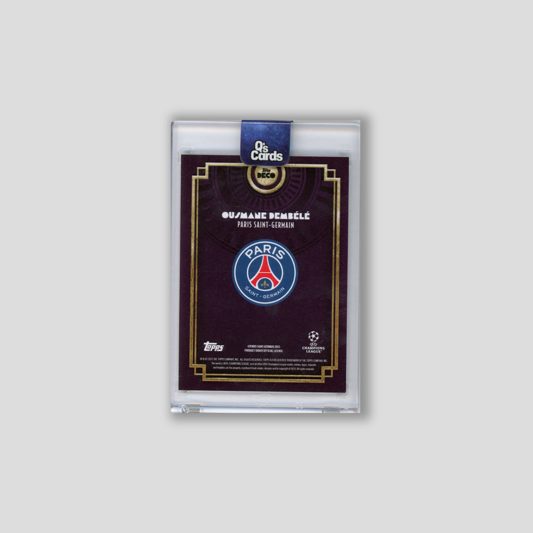 2023-24 Topps Deco UCC Ousmane Dembele Purple Auto /25 # - Topps