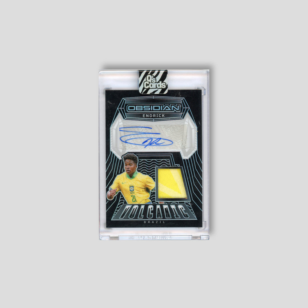 2024-25 Panini Obsidian Endrick Auto Relic /99 #VS-E - Q's Cards
