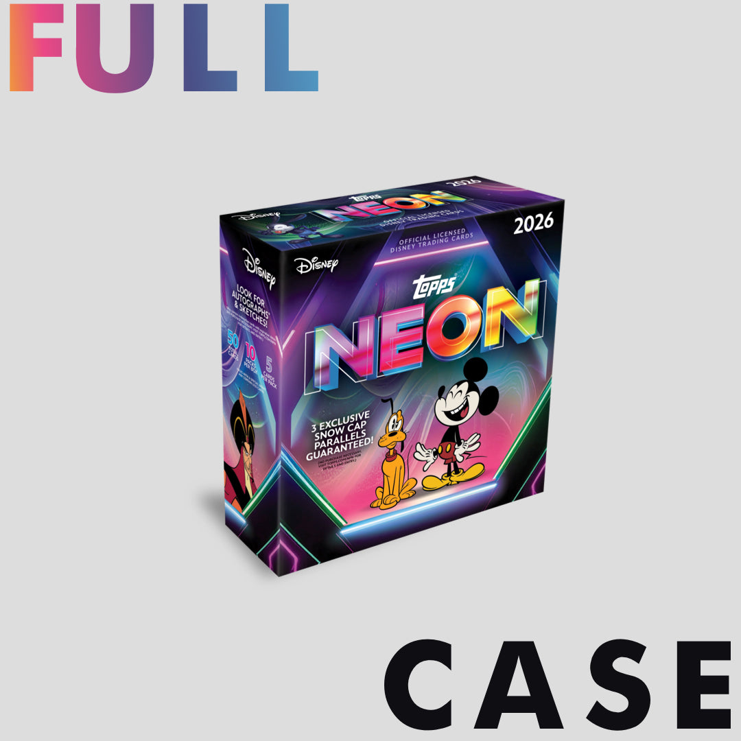 2026 Topps Disney Neon Mega Box Case (20 boxes) - Q's Cards