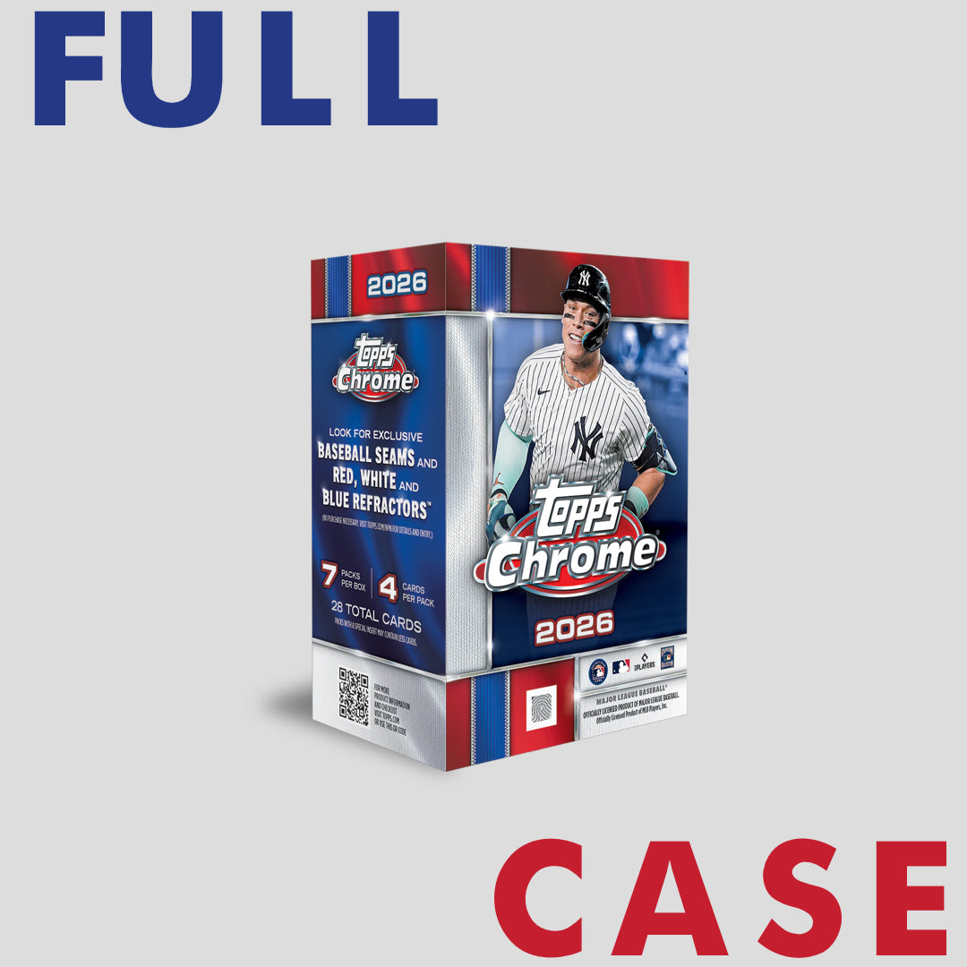 2026 Topps Chrome Baseball Value Box Case (20 boxes) - Q's Cards