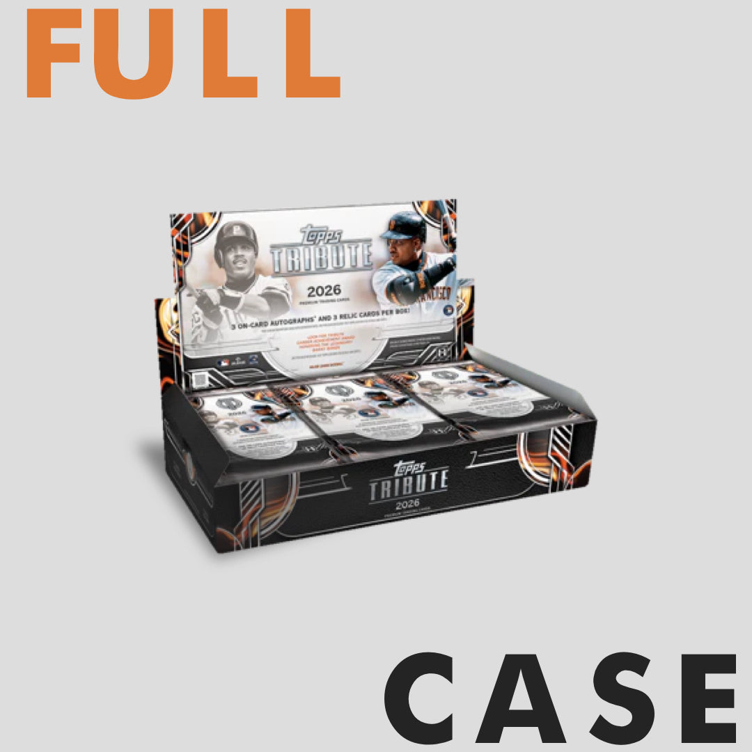 2026 Topps Tribute Baseball Hobby Box Case (4 boxes) - Q's Cards