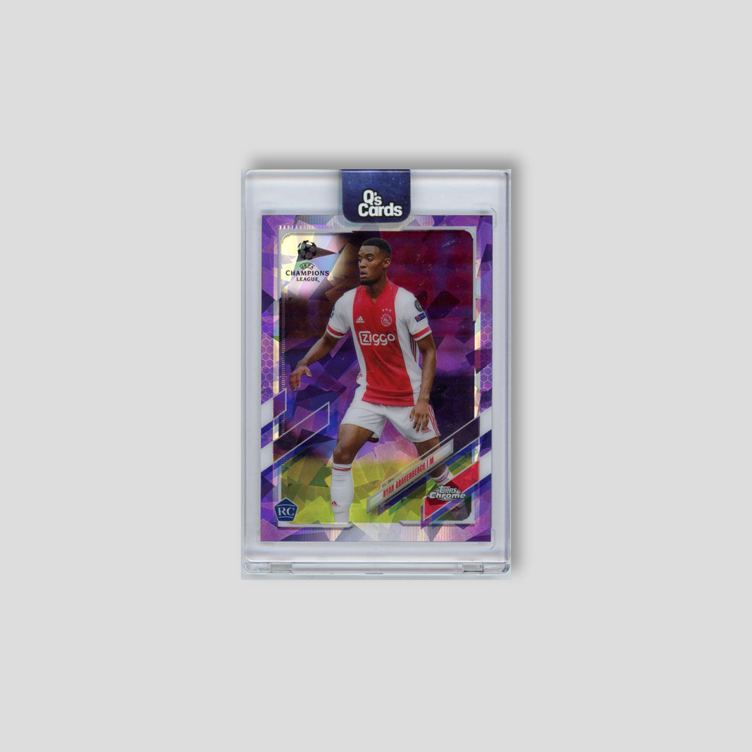 2020-21 Topps Chrome Sapphire UCC Ryan Gravenberch Purple /25 #98