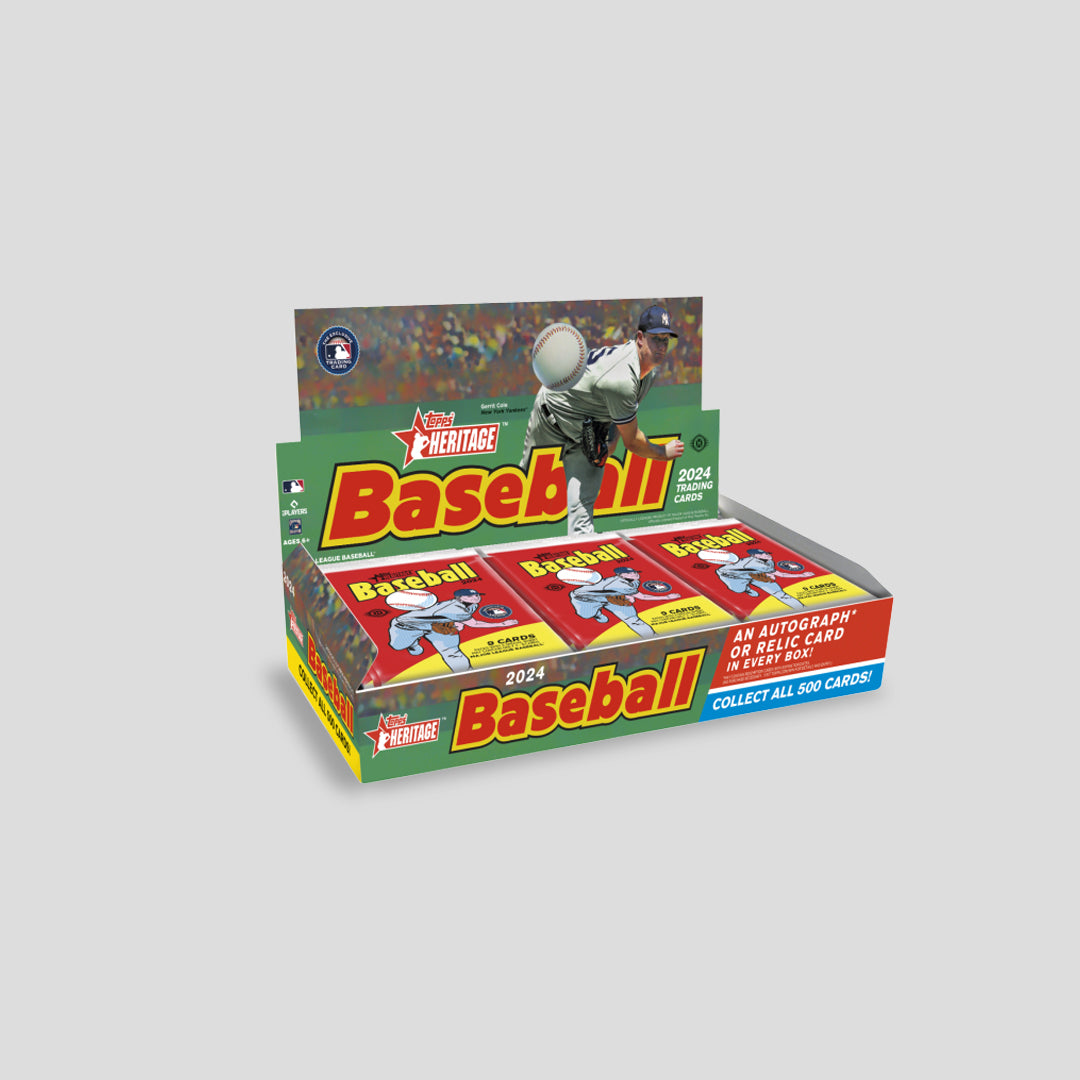 2024 Topps Heritage Baseball Hobby Box - Q's Cards