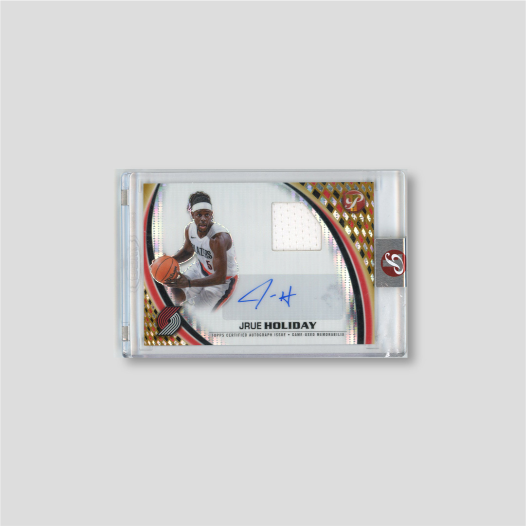 2025-26 Topps Pristine Jrue Holiday Gold Auto Relic /50 #PPA-JHO