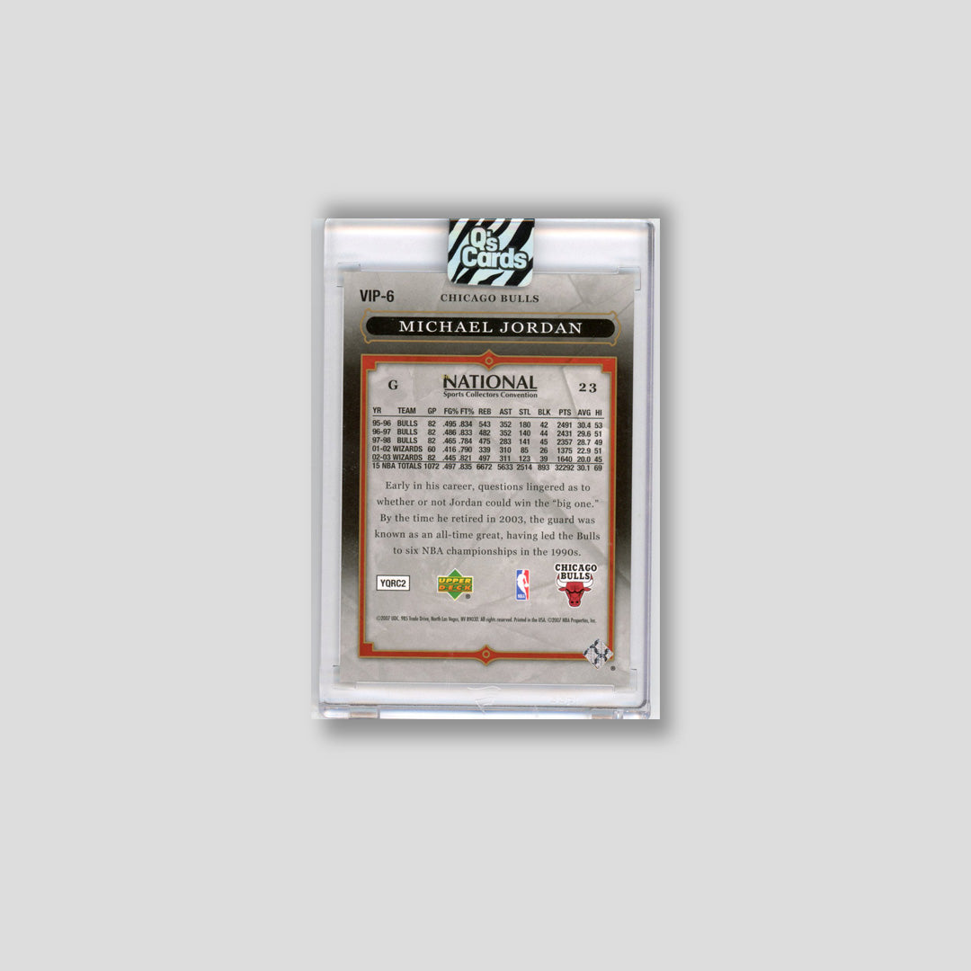 2007 Upper Deck National Convention VIP Michael Jordan #VIP-6 - Upper Deck