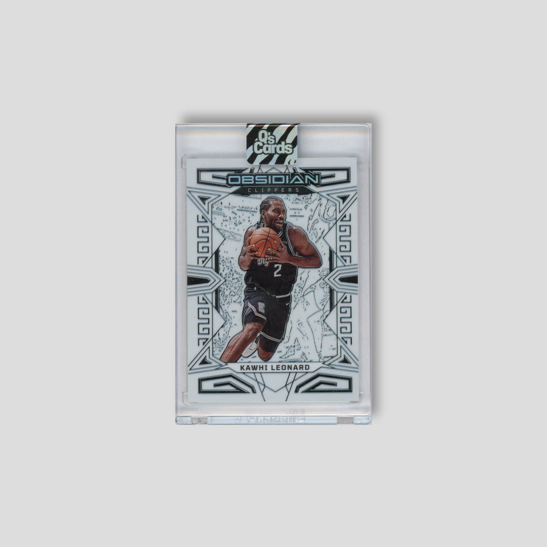 2022-23 Panini Obsidian Kawhi Leonard White Contra /3 #124