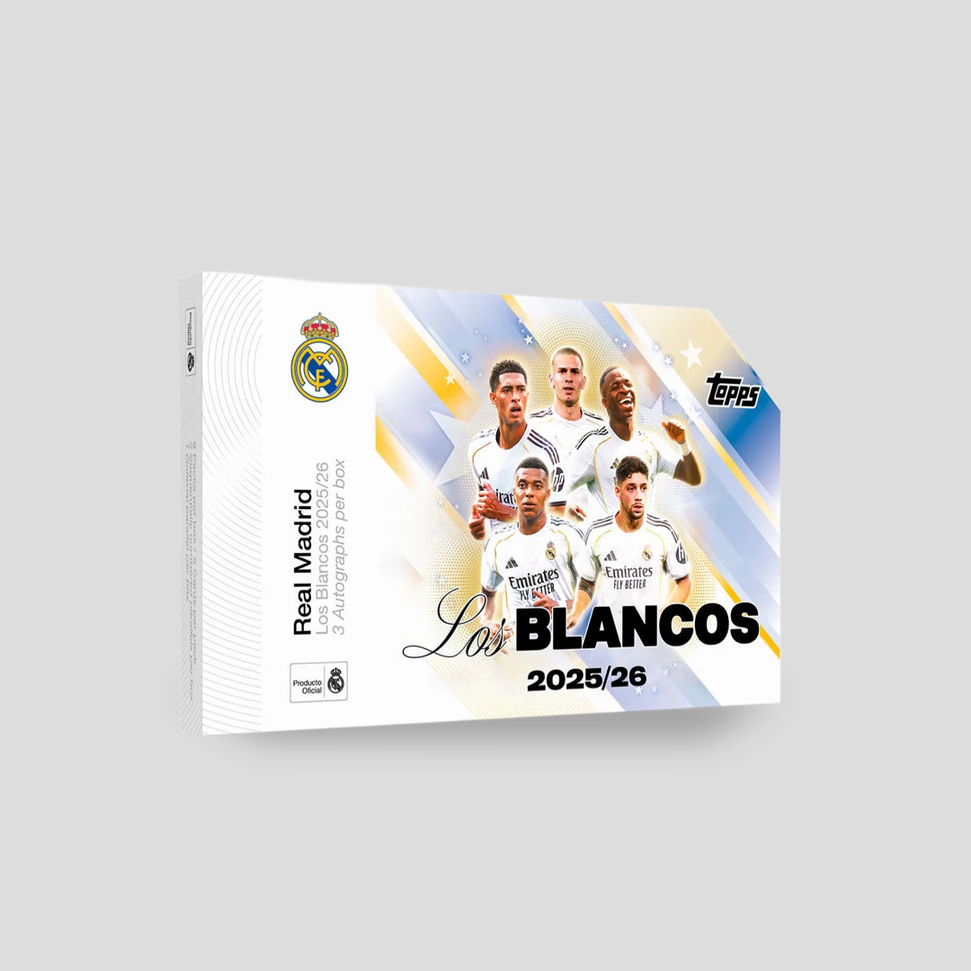 2025-26 Topps Soccer Real Madrid Los Blancos Hobby Box