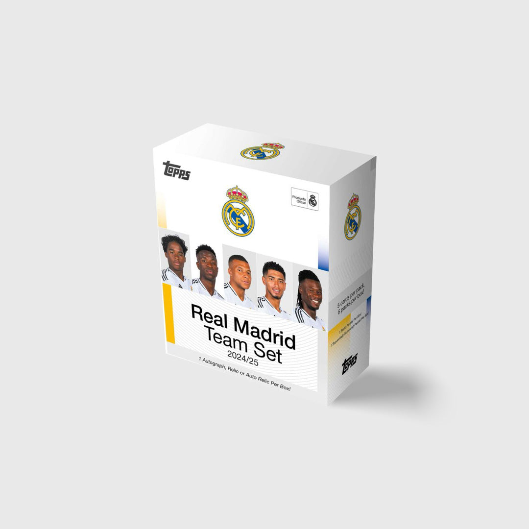 2024-25 Topps Soccer Real Madrid Team Set Box